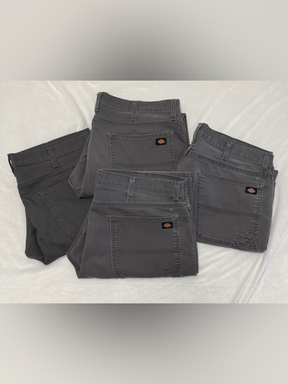 Dickies Flex Dark Gray Utility Work Pants Bundle (4)